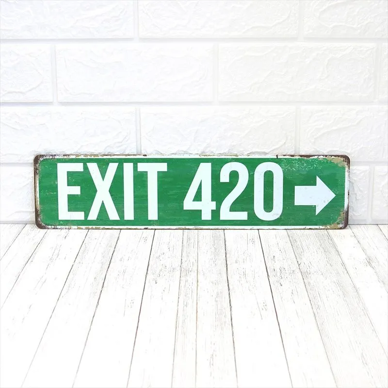 USA Valvoline ガソリンスタンド 看板 EXIT サイン ガレージ USA