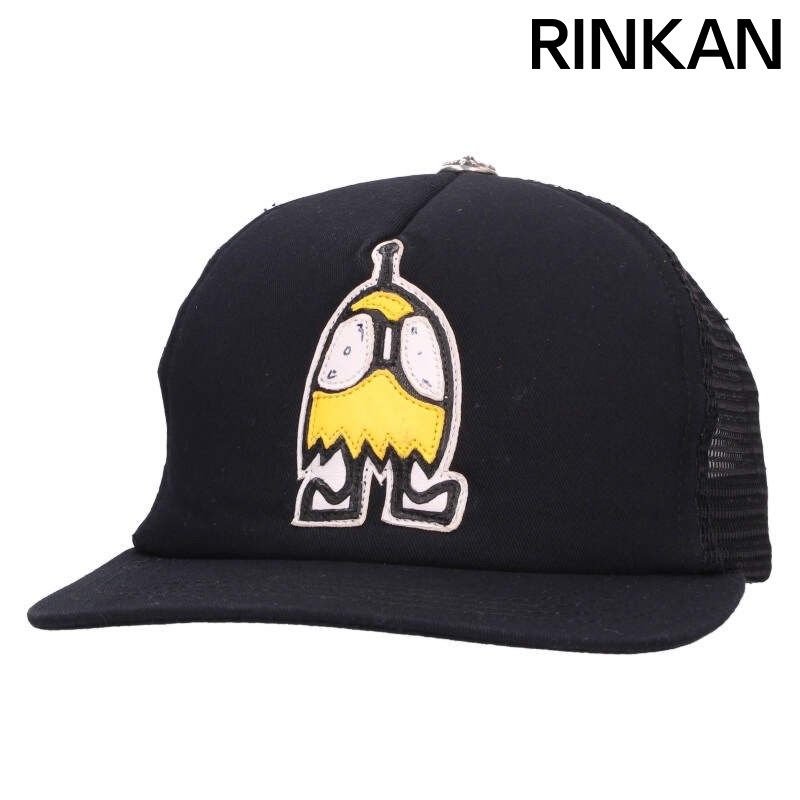 クロムハーツ MATTYBOTレザーパッチ付きメッシュ帽子 メンズ ONE SIZE