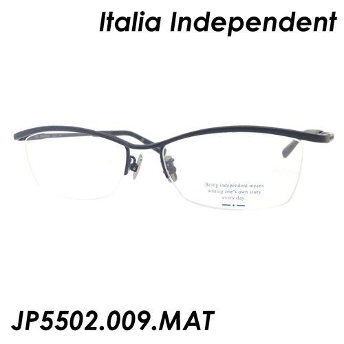 イタリアインディペンデント　メガネフレームHIDE JP5502 ブラックマット