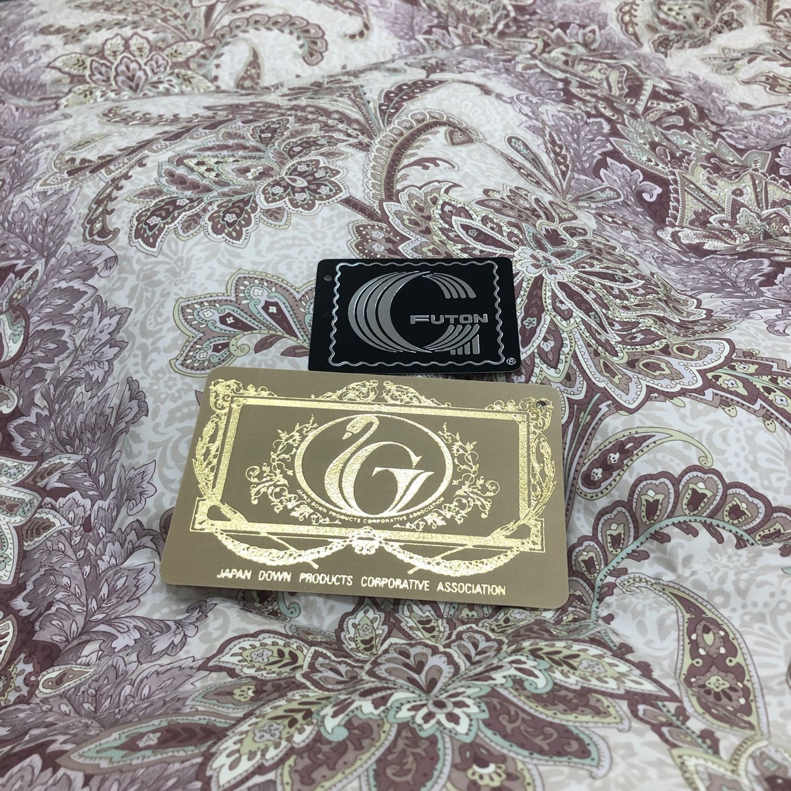 羽毛布団 クイーン ポーランド産ホワイトマザーグース 軽量生地 26014