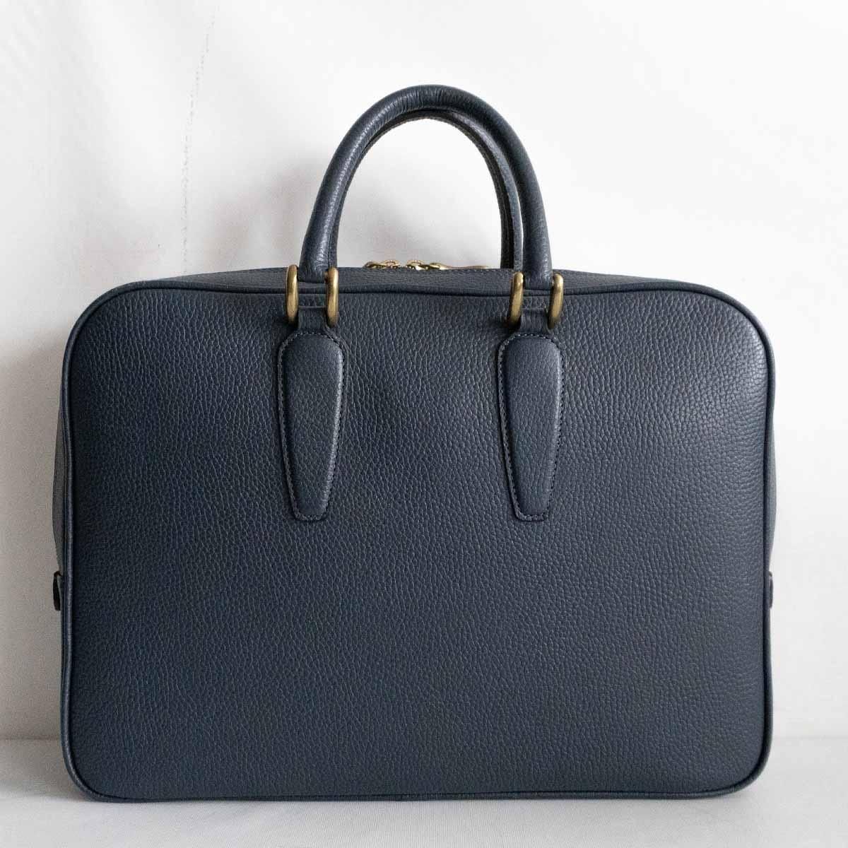 美品】 TOFF&LOADSTONE 【Vブリーフ ビジネスバッグ】ネイビー 美品】 TOFF&LOADSTONE 【Vブリーフ ビジネスバッグ】ネイビー