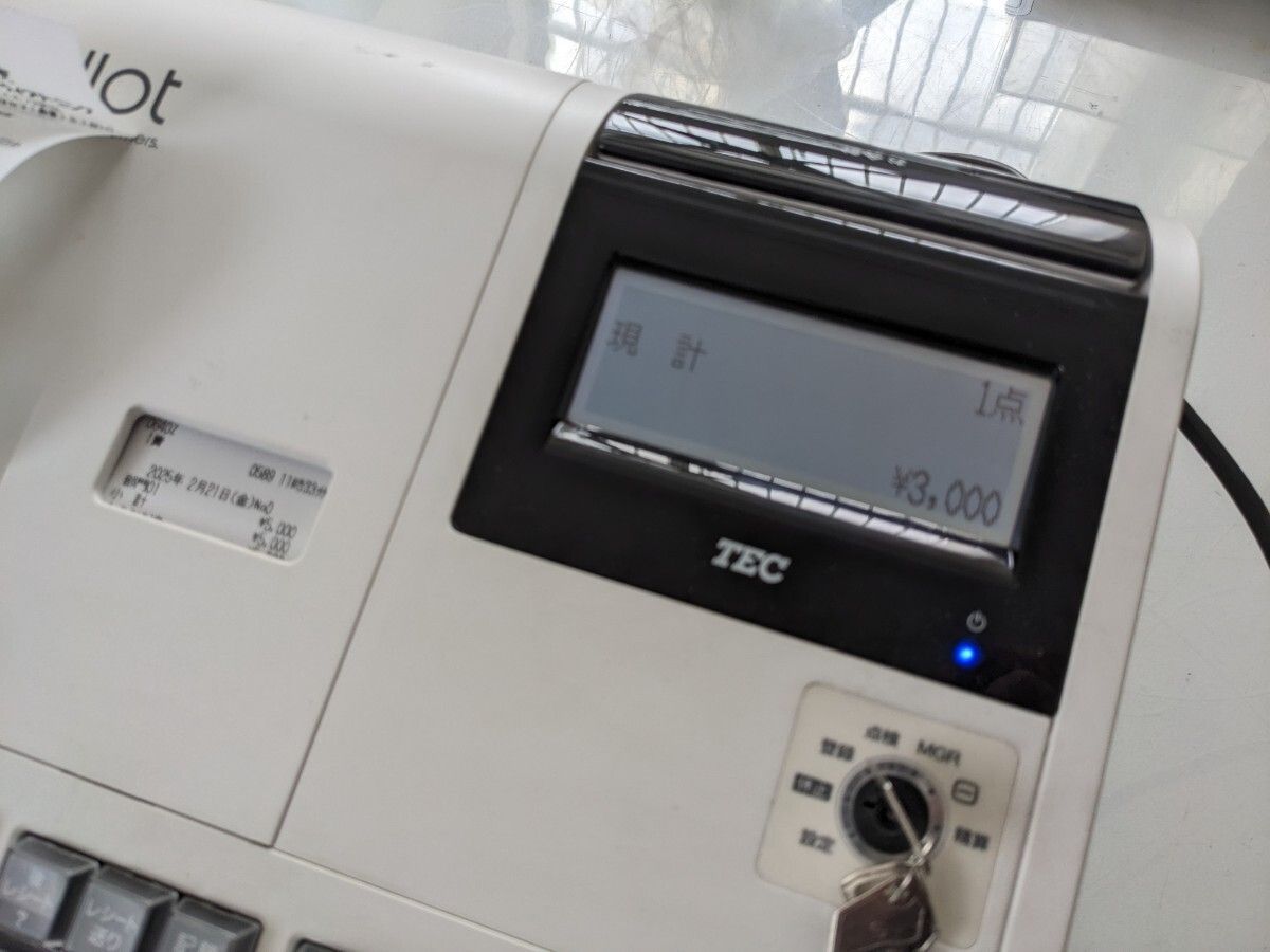 東芝テック TEC Shallot 電子レジスター MA-700 中古品 動確済み