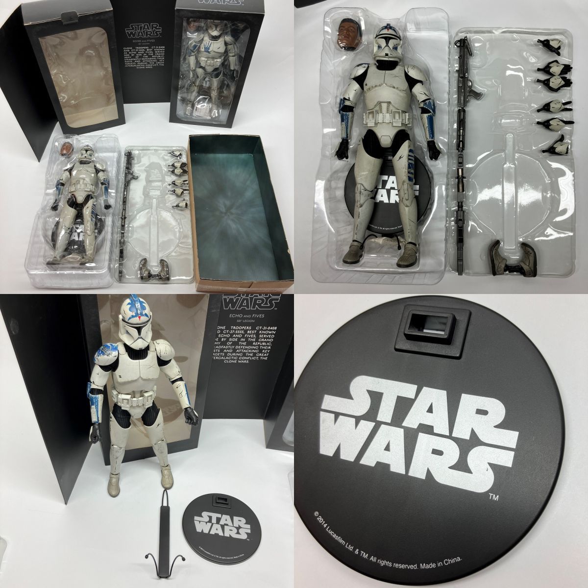 サイドショウ クローン・トルーパー/エコー&ファイブス ホットトイズ 1 