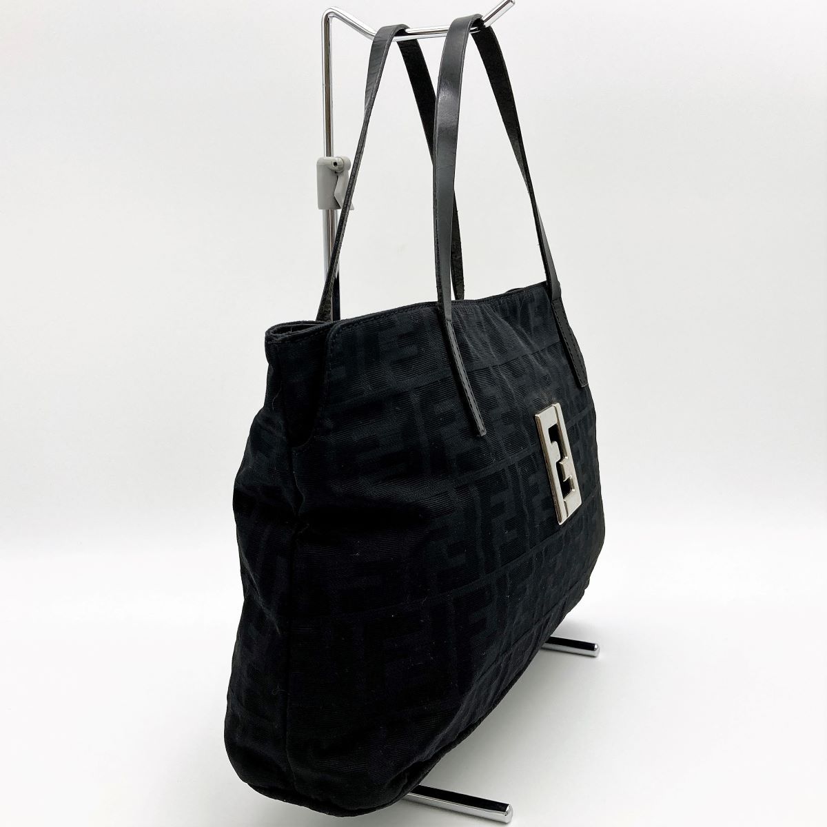 美品 FENDI フェンディ ズッカ柄 トートバッグ ハンドバッグ