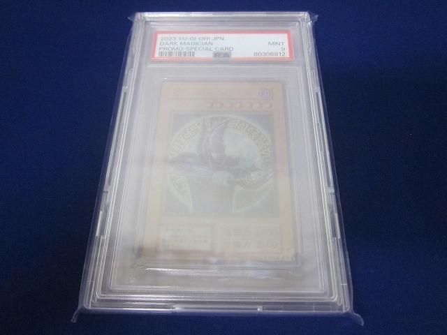 鑑定品PSA9 トレカ 遊戯王 _25TH-001 ブラック マジシャン 型番無し 上半身杖右手左手前へ ステンレス製