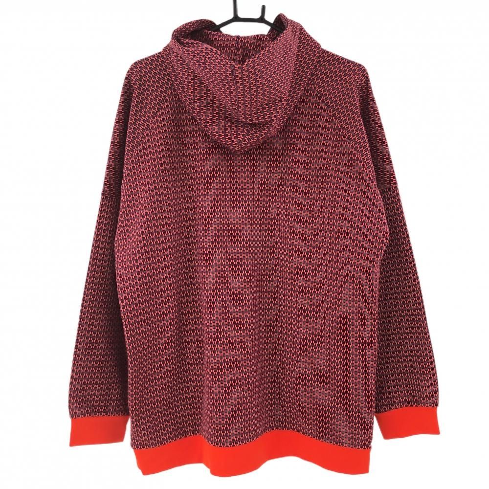 テーラーメイド パーカー 英字総柄 フードドローコードLサイズ