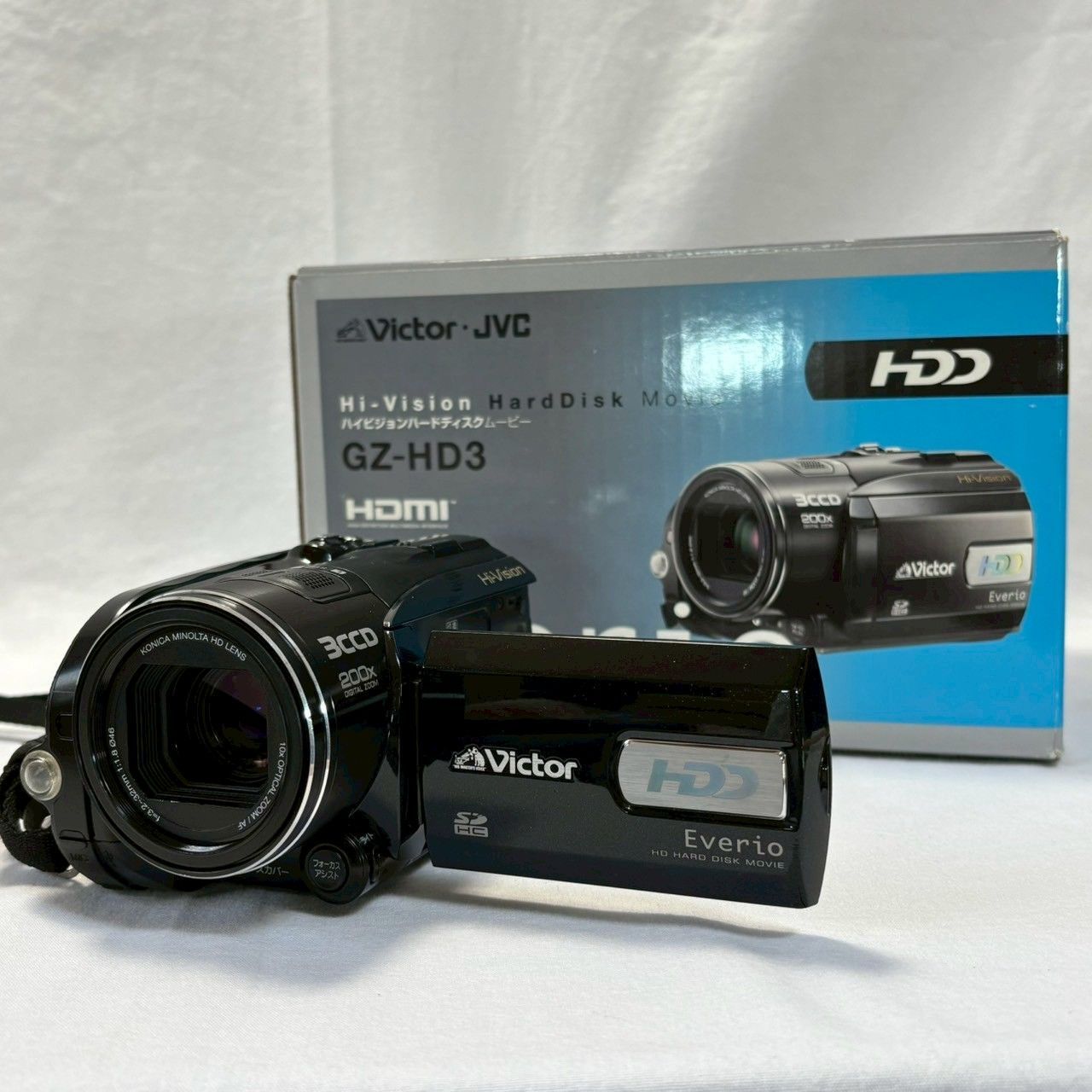 ✨美品/付属品完備✨】Victor/JVC/GZ-HD3/ビデオカメラ/本体