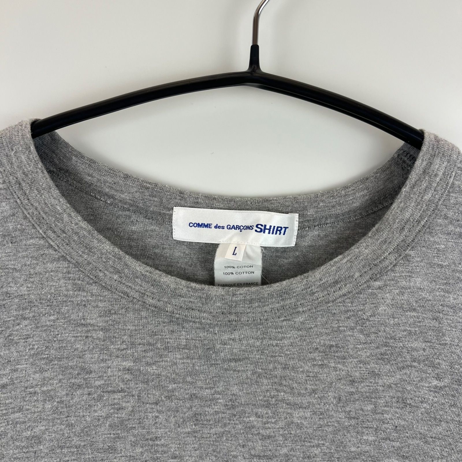 COMME des GARCONS SHIRT CDG docking 3/4 shirts u0026 tee L S20101 