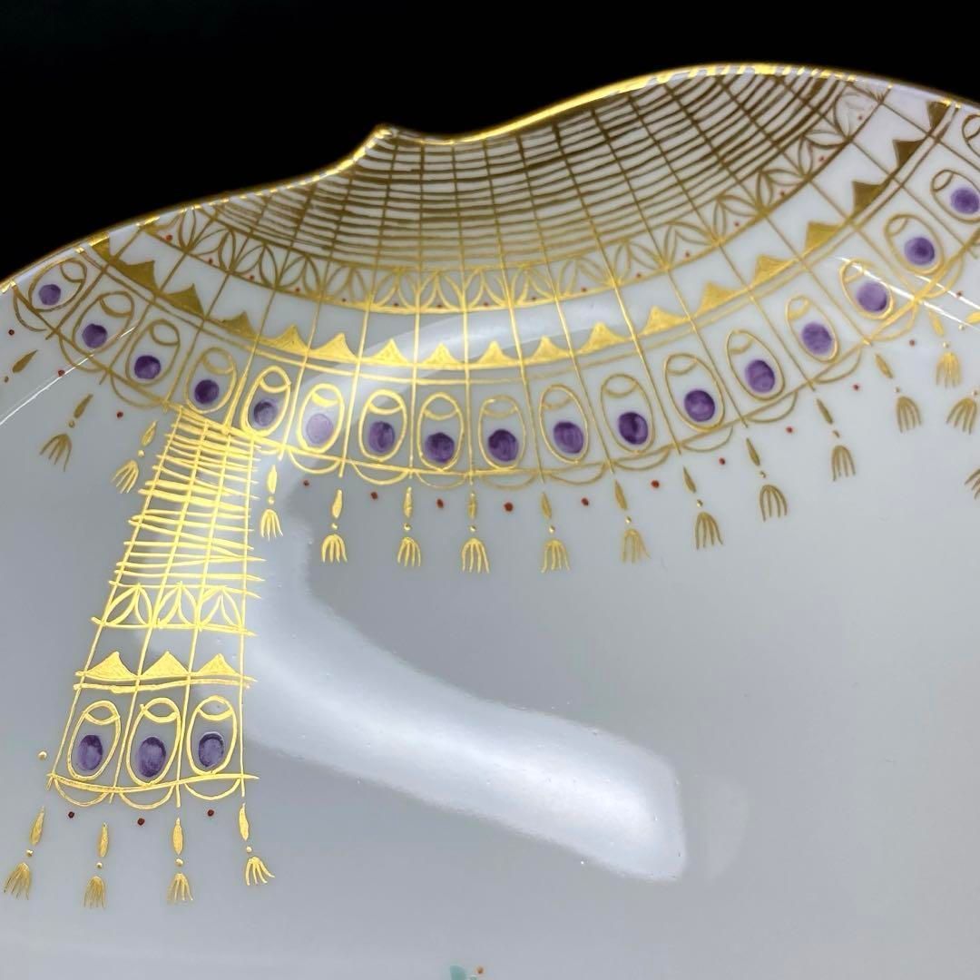 24金彩プレートB 幅約18.5㎝