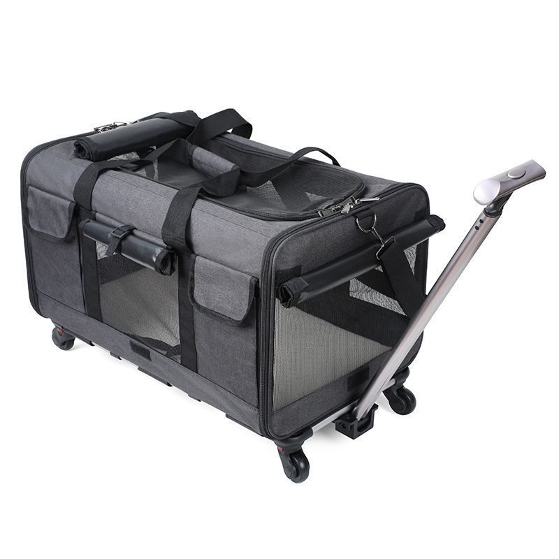 キャリーバッグ ペットカート カートボックス トラベルボックス ペット用 猫 犬 通気性 小型犬用 中型犬用 軽量 持ち運び 便利 ハンドレール 屋外用