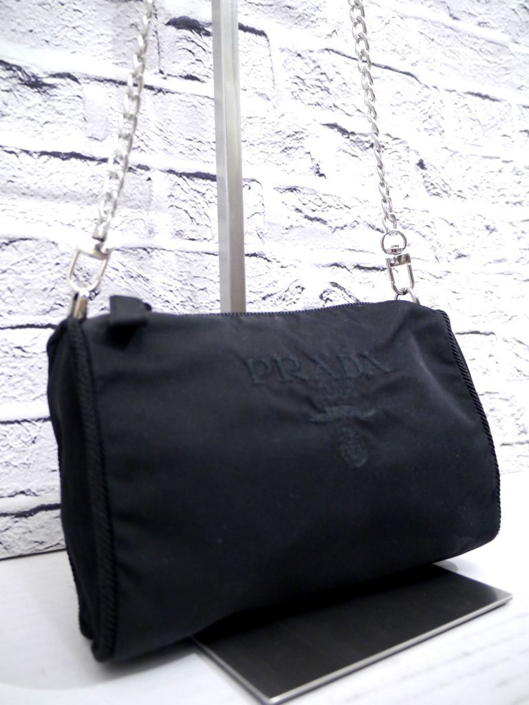 美品◆ PRADA プラダ CANAPA ショルダー カメラ バッグ ポーチ ◆ ◇PRADA プラダ CANAPA クロスボディ ショルダー バッグ ポーチ