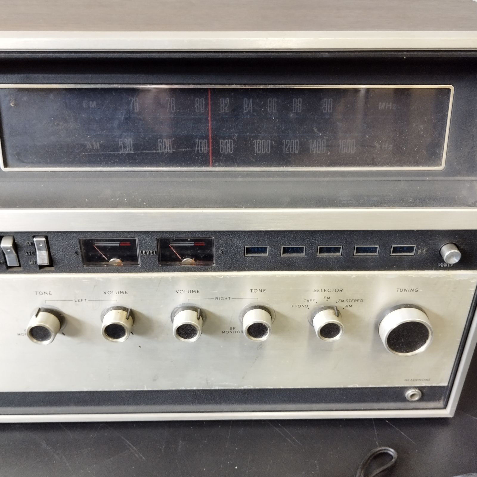 S18637]（ジャンク）National AM/FM 本棚ステレオカセットRS-280