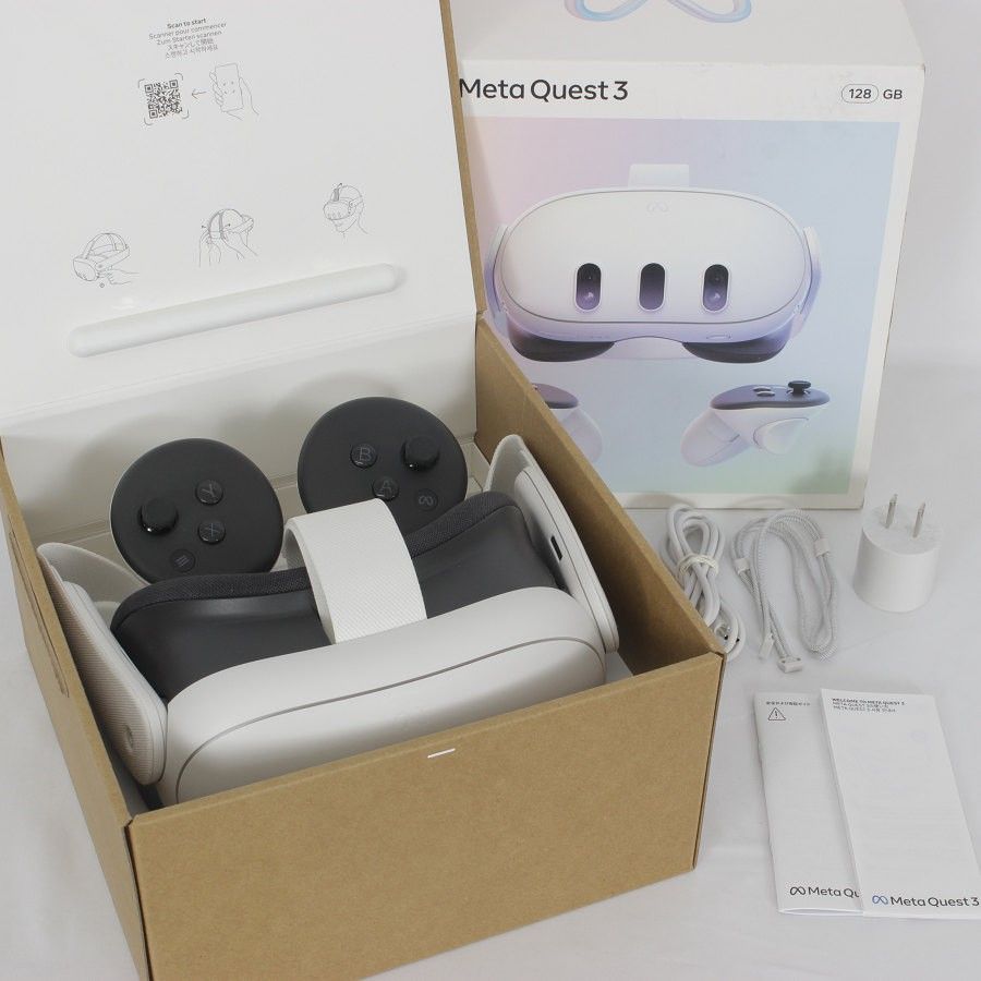 美品】Meta Quest 3 128GB VR ヘッドマウントディスプレイ 美品】Meta Quest 3 128GB VR ヘッドマウントディスプレイ