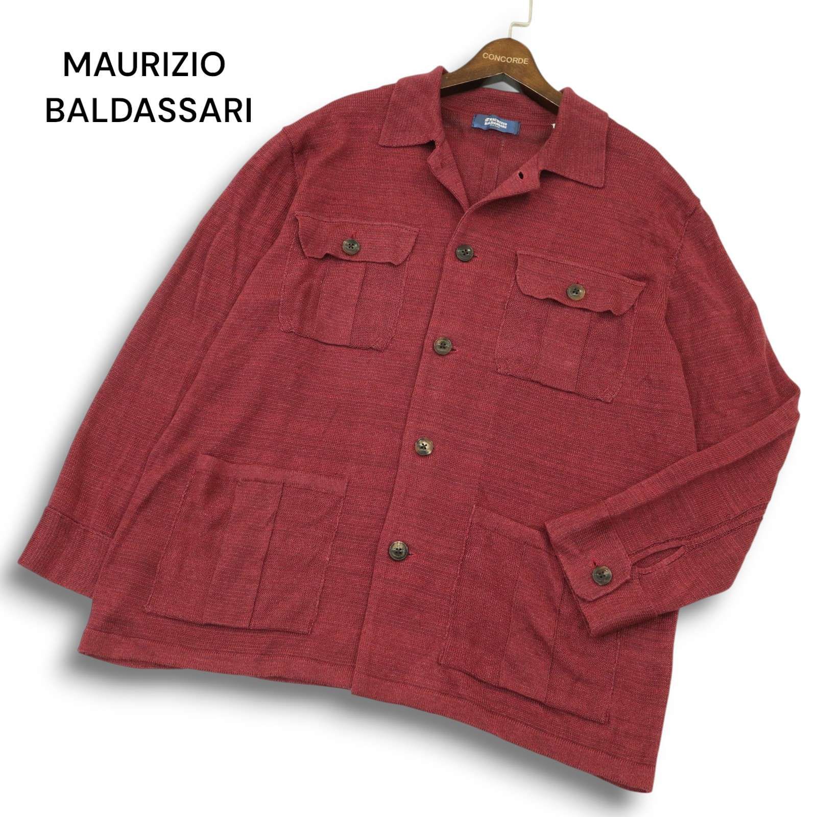 若者に人気のブランド 美品☆ シルク バルダサーリ マウリツィオ BALDASSARI MAURIZIO ジャケット・アウター