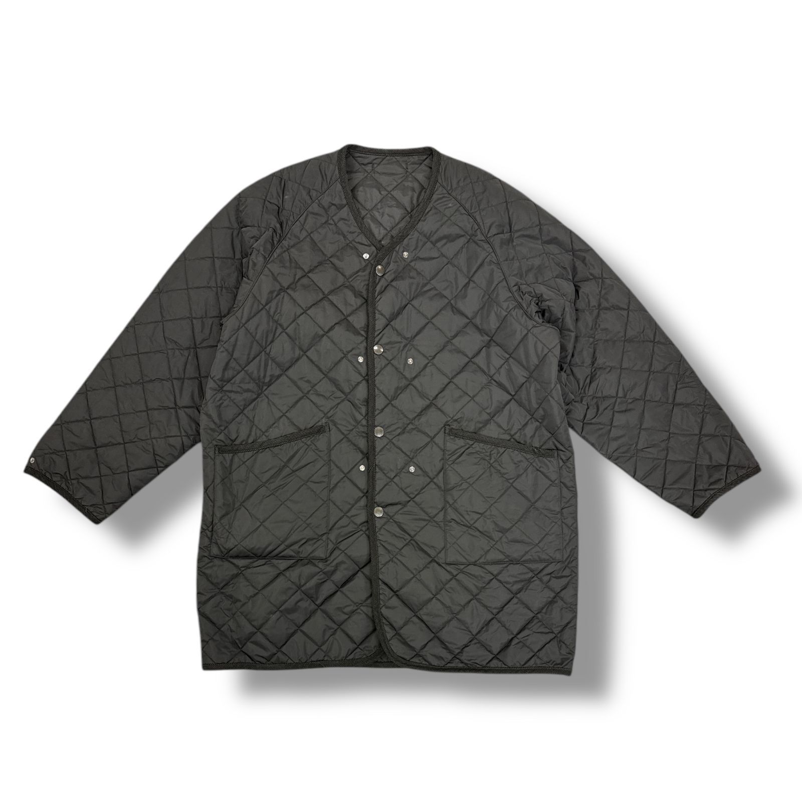参考上代66000円 Barbour × KAPTAIN SUNSHINE 21AW Mil.NO-COLLAR COAT 