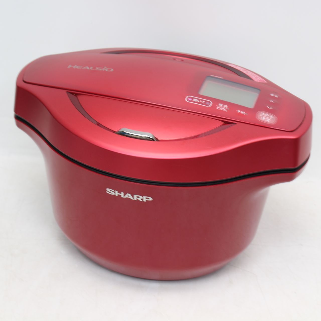 IS720 ホットクック SHARP KN-HW24C-R 電気圧力鍋 2.4L レッド