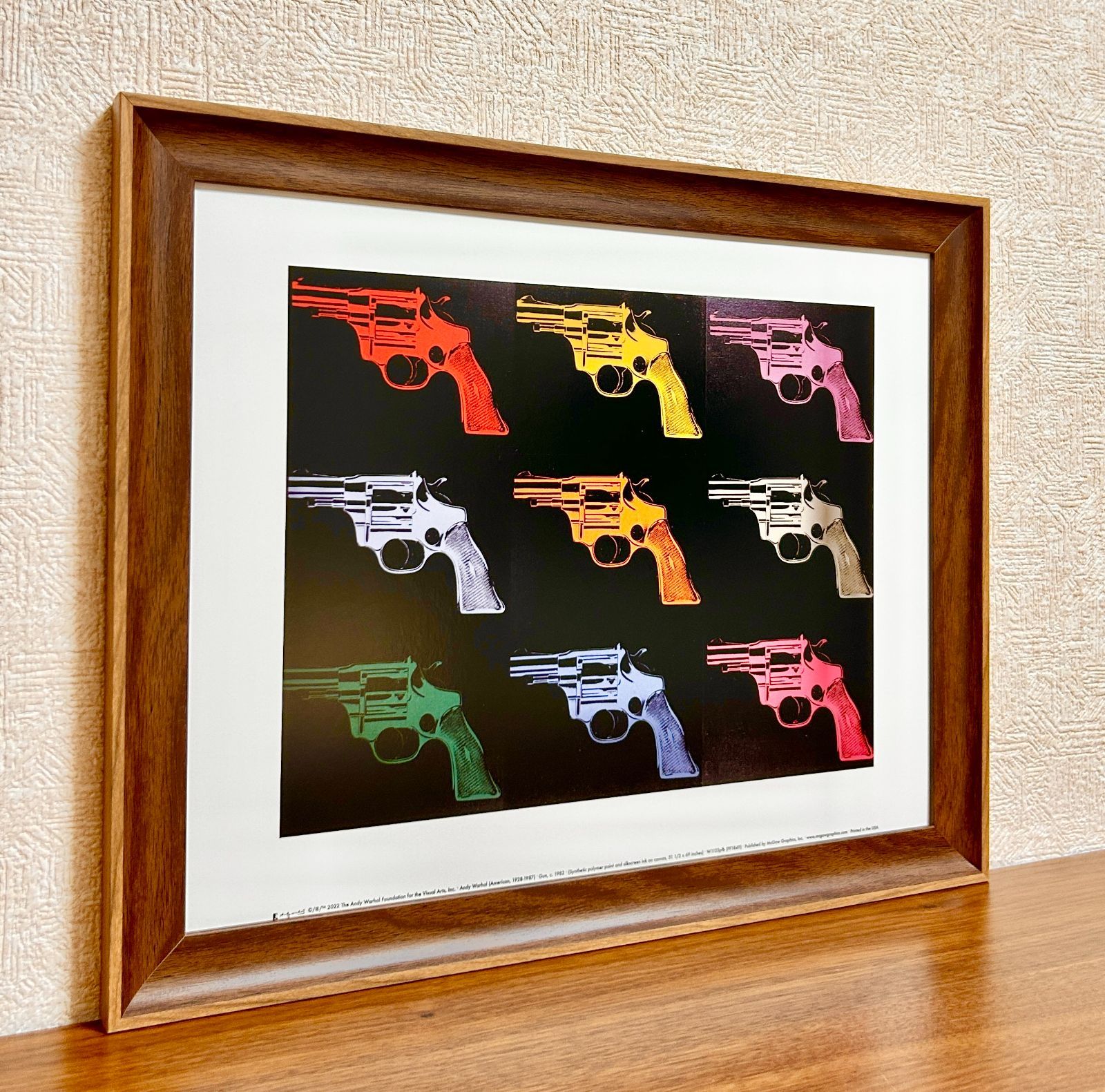 新品☆額縁付アートポスター(BRUCE MCGAW GRAPHICS)☆アンディ