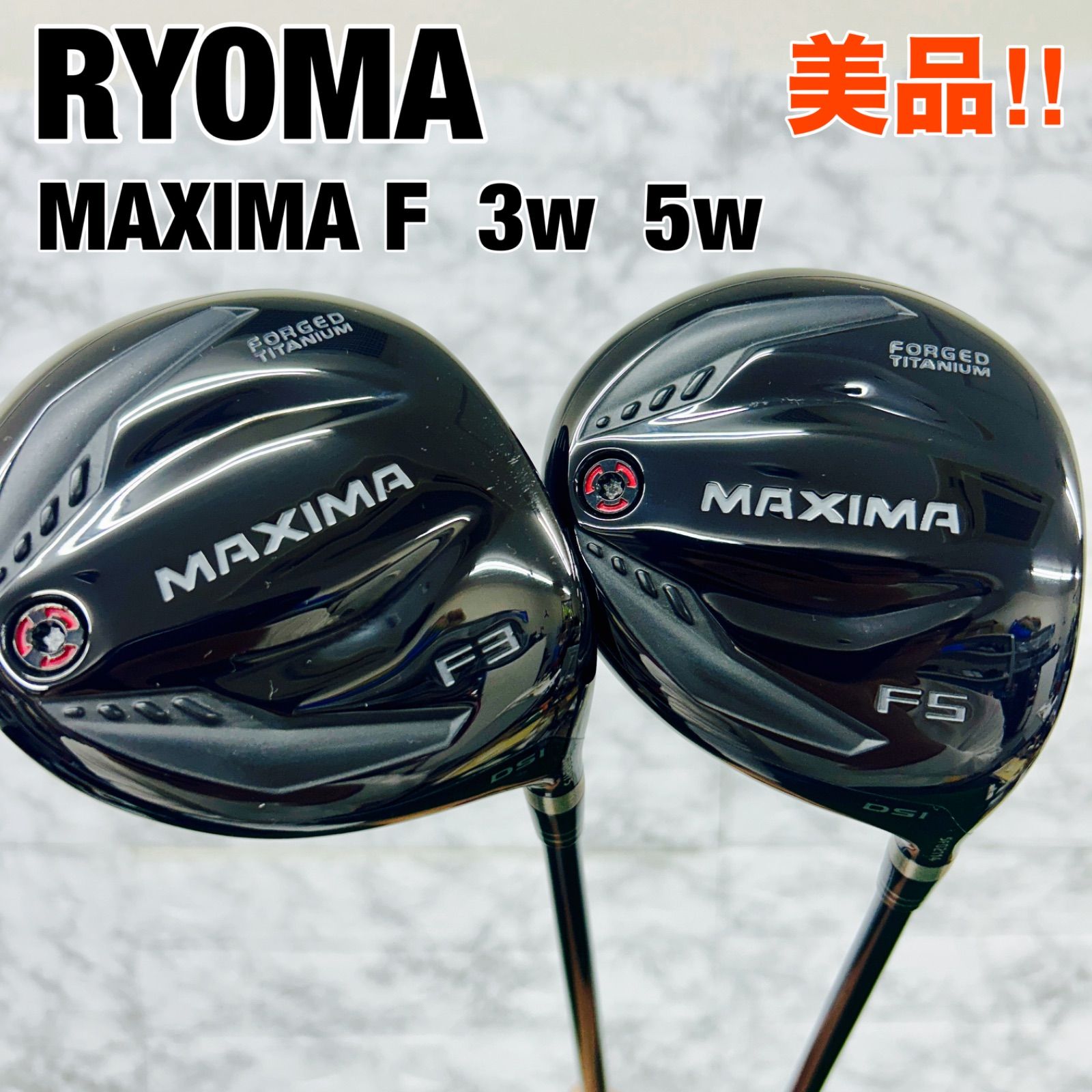 美品】リョーマ RYOMA MAXIMA マキシマ F3 F5 フェアウェイウッド 2本セット TOUR AD MF-3 【S】ヘッドカバー有り -  メルカリ