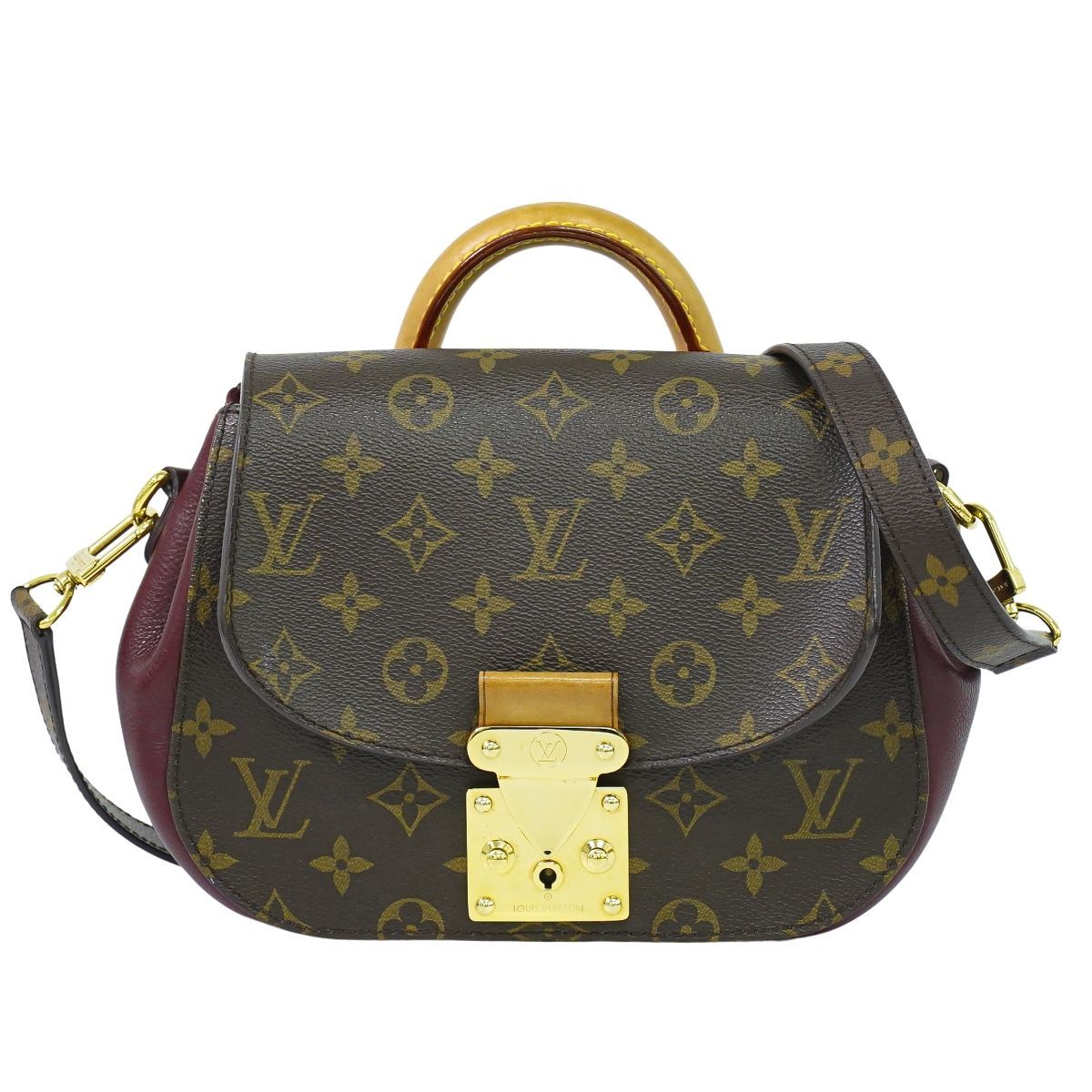 本物 ルイヴィトン LOUIS VUITTON LV エデン PM モノグラム 2WAY ショルダーバッグ ハンドバッグ ブラウン M40577 Eden ビトン バッグ フォロー割