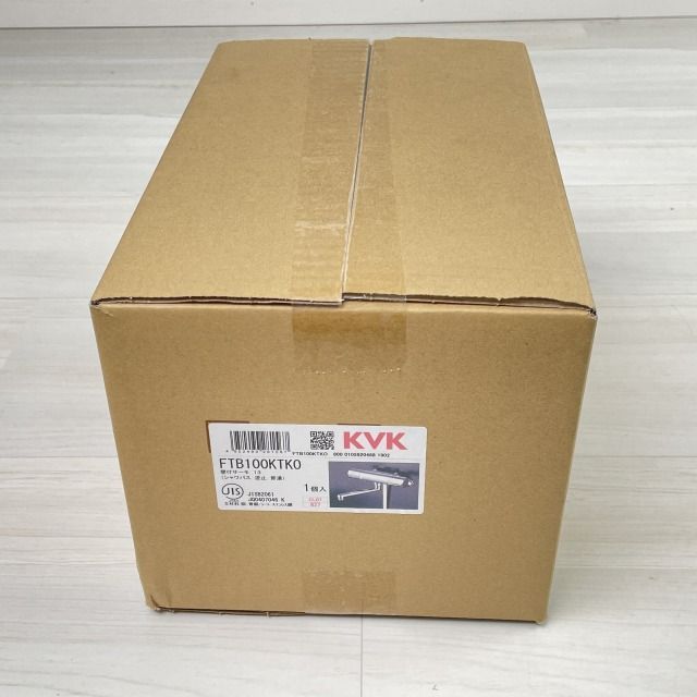 FTB100KTKO 壁付サーモスタット混合栓 浴室用水栓 KVK 【未開封 