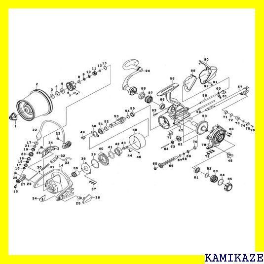 ☆ ダイワ DAIWA 純正パーツ 21 サ-フベ-シア 6PE スプール 部品番号:2