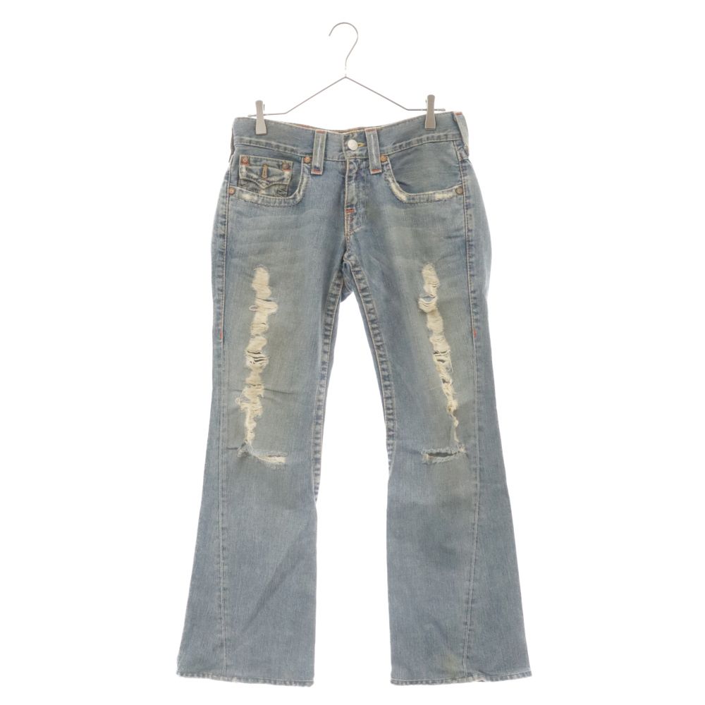 TRUE RELIGION (トゥルーレリジョン) ダメージ加工 ブーツカット