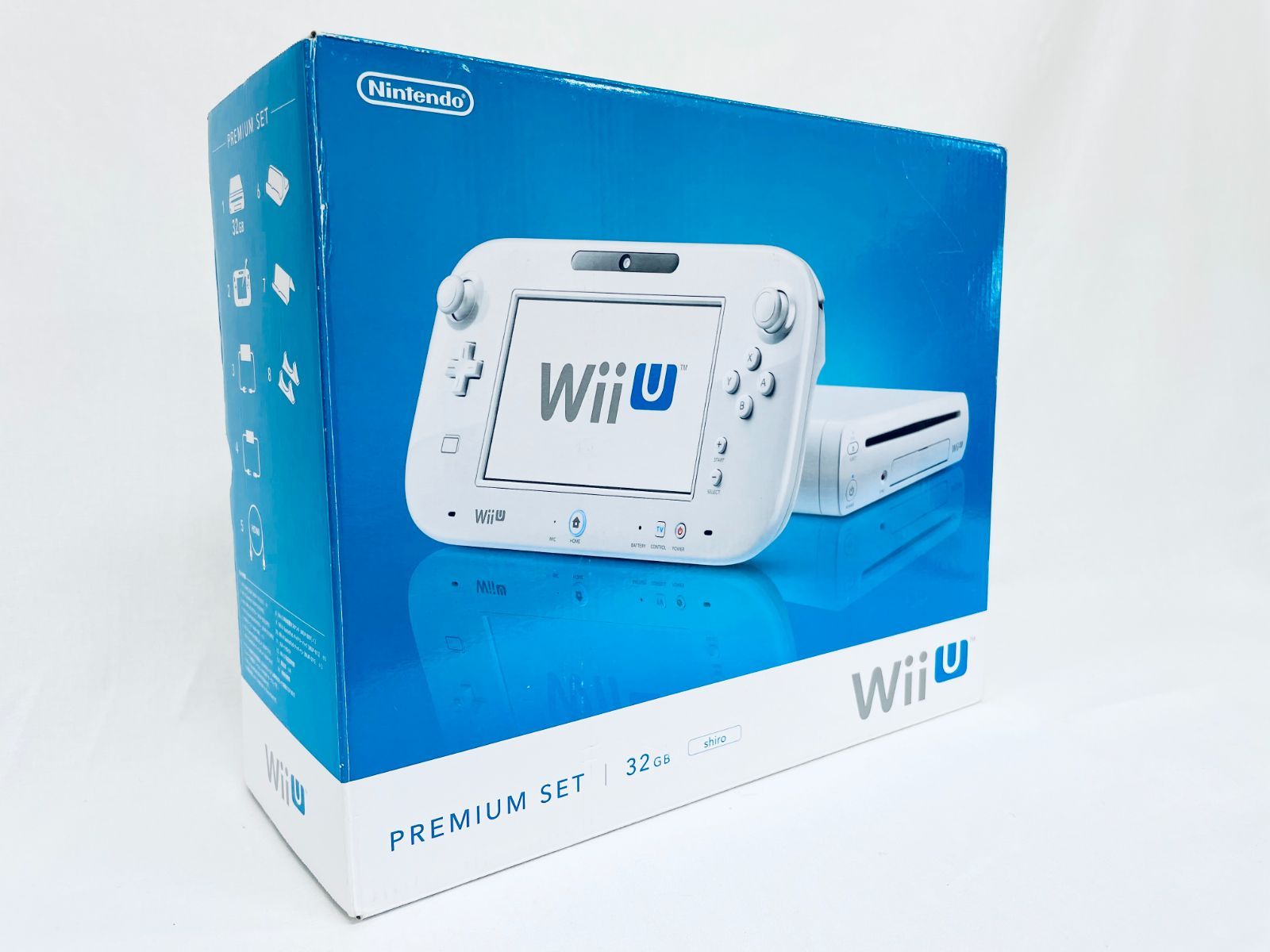 中古 Nintendo 任天堂 Wii U プレミアムセット shiro WUP-S-WAFC