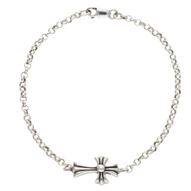 クロムハーツ CHN BBY FAT ベイビーファットチェーン シルバーブレスレット メンズ