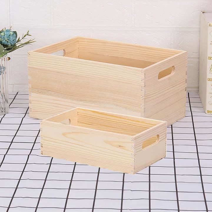 NATURAL CHEESE レトロ 木箱 収納