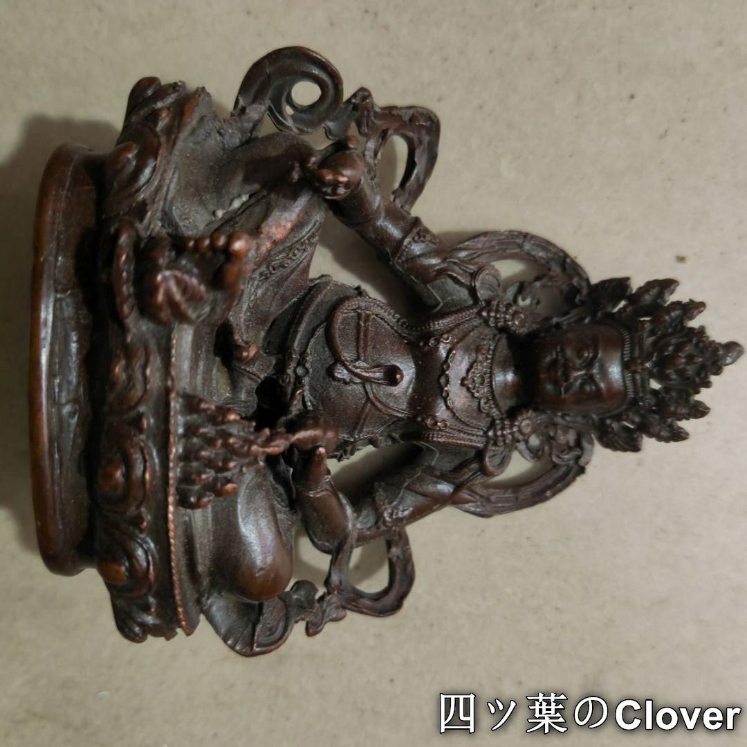 仏教美術 黄財神 仏堂奉納 招財 進宝を 銅製品 工芸品 置物 - メルカリ