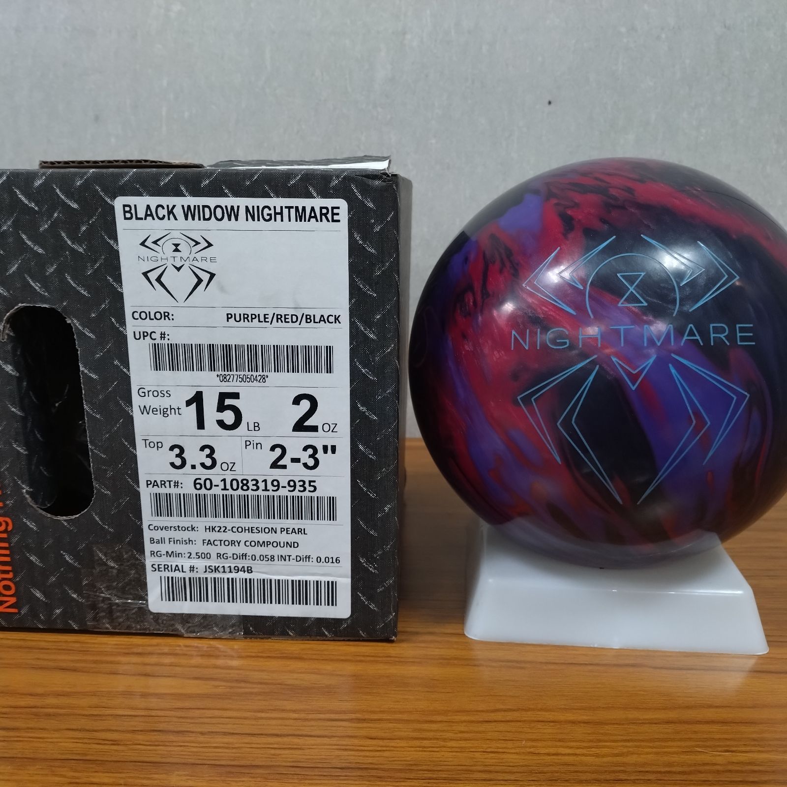 【送料込】ブラックウィドーナイトメア　15ポンド 送料込み【新品】 ブラックウィドー ナイトメア 15ポンド2オンス