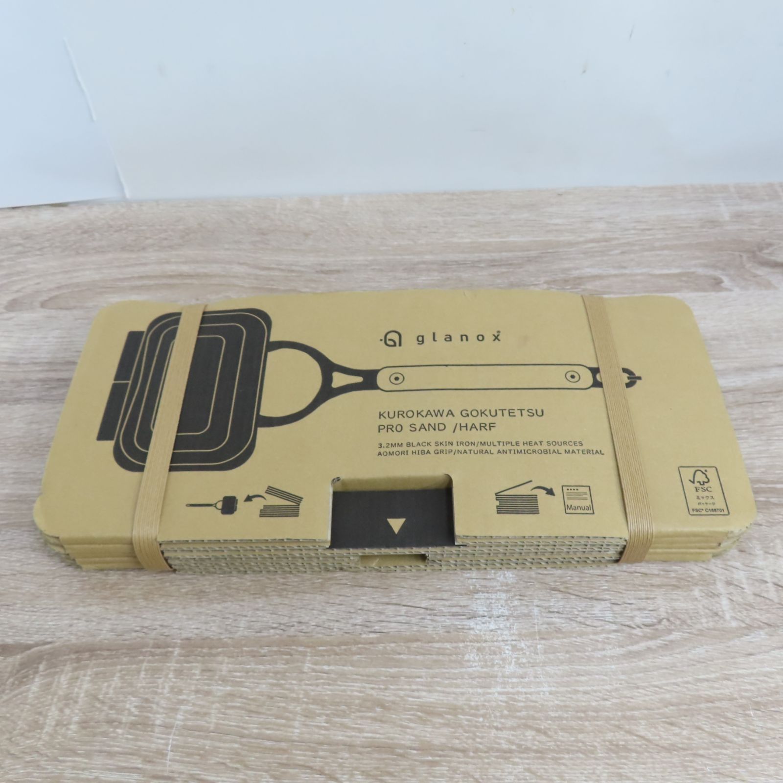 glanox グラノクス 黒皮 鉄プロサンド ハーフ KGP-S001H