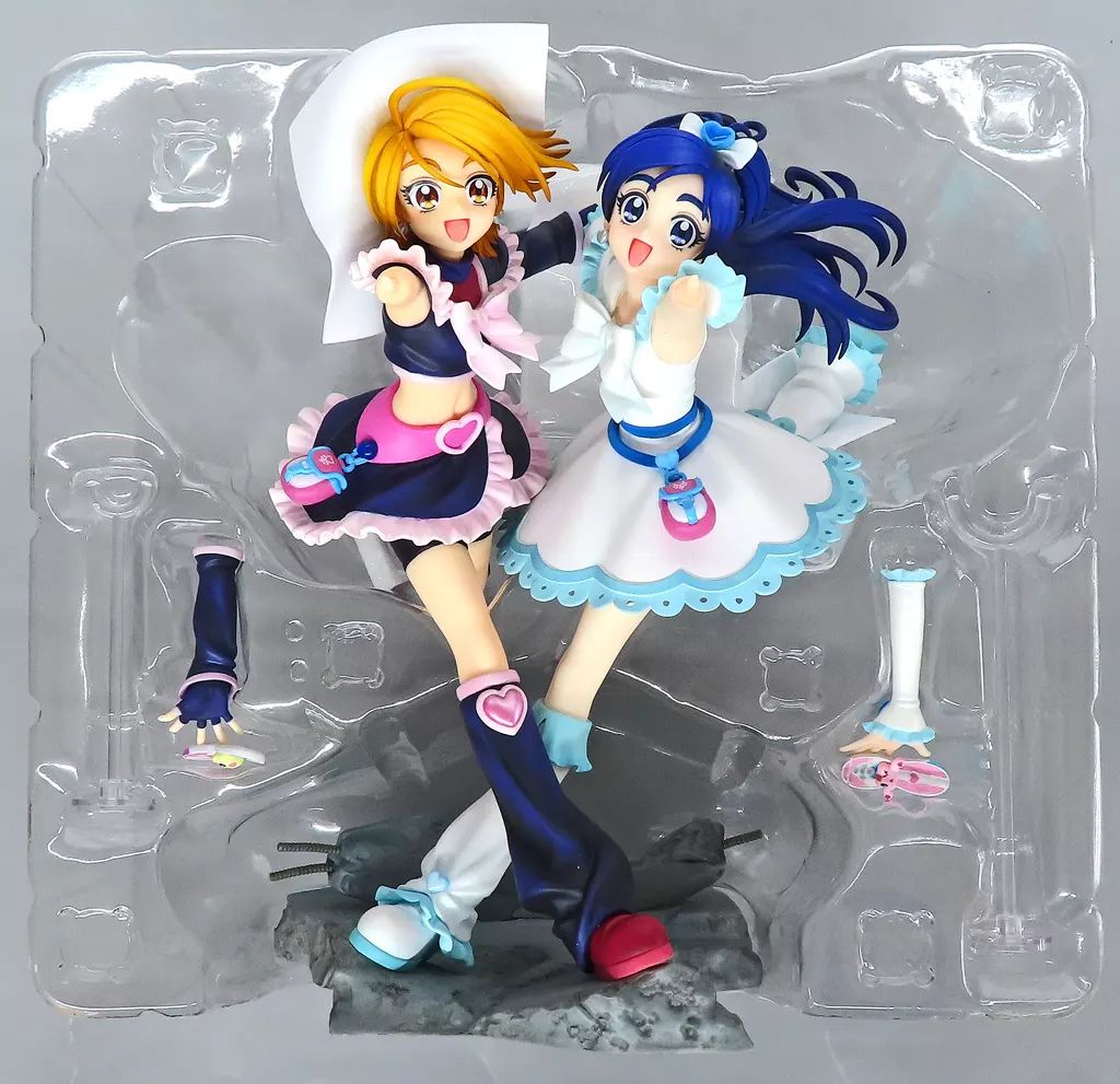中古】フィギュア キュアブラック＆キュアホワイト 「ふたりは