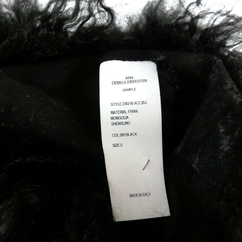 アンドゥムルメステール ANN DEMEULEMEESTER 23AW Shearling Collar