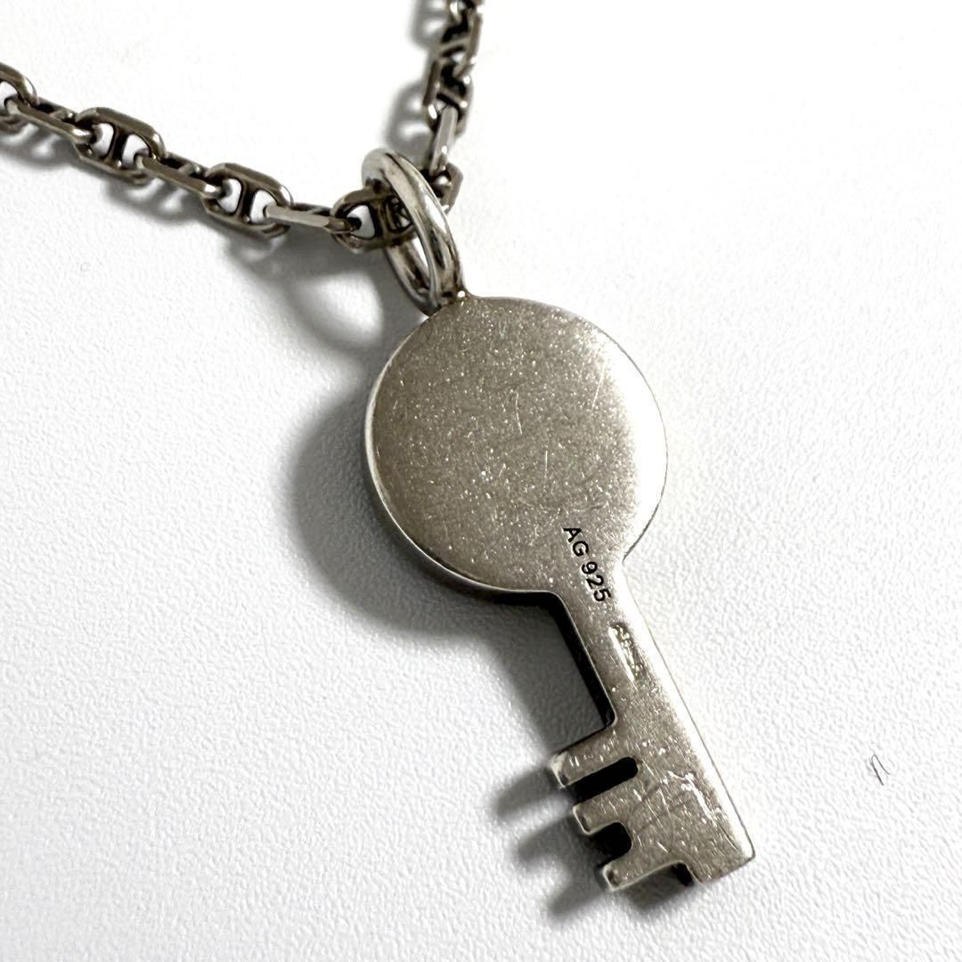 美品】グッチ メンズ レディース クレストキー ペンダント ネックレス