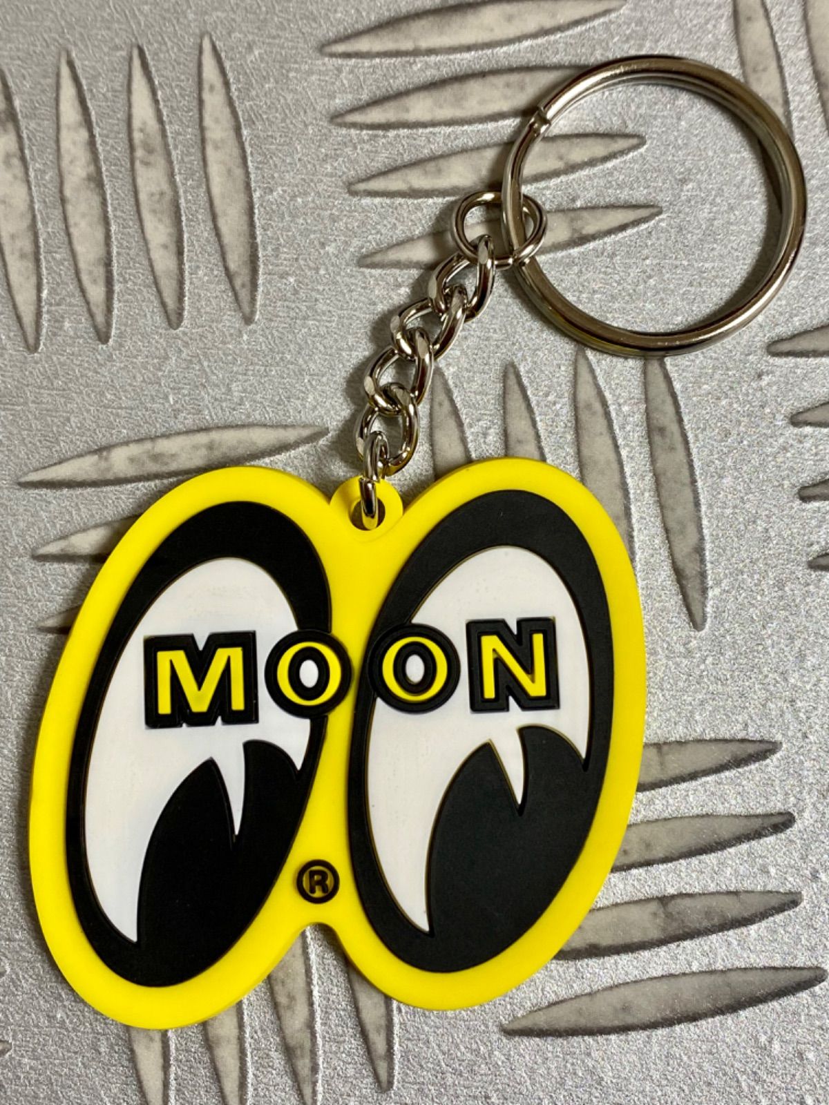 商店 MOON EYES ムーンアイズ キーリング クラシック ラバー QMG018 blog.biopoint.com.br