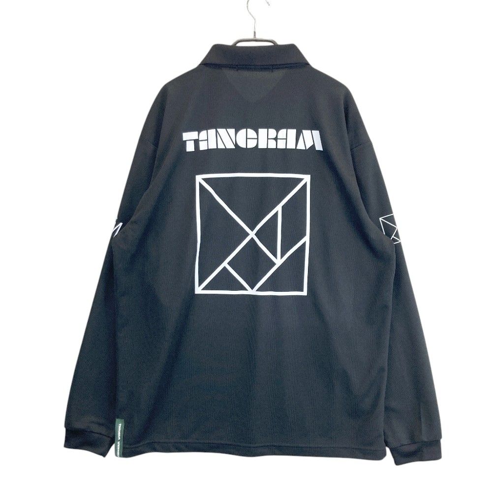 TANGRAM　タングラム ロングスリーブ ポロシャツ 長袖　XL サイズ：XL TANGRAM タングラム 長袖ポロシャツ ブラック系