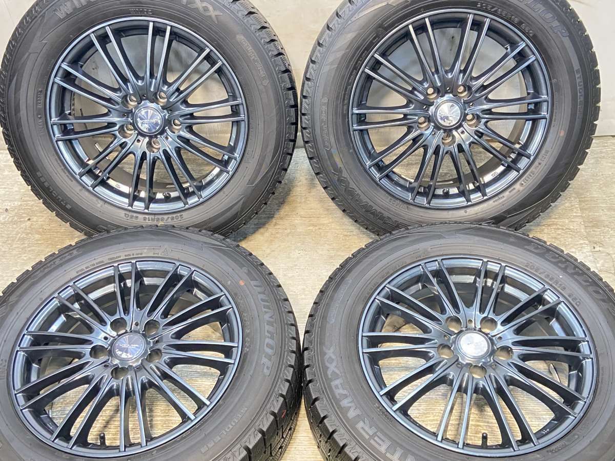 215⁄60r16スタッドレスタイヤホイール4本セット中古 DUNLOP 中古 215 