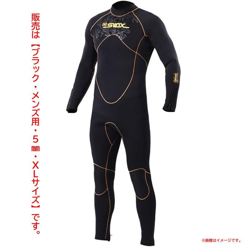 D8219◆♥ ウエットスーツ メンズ 5mm XLサイズ ネオプレン素材 フルスーツ 裏起毛素材 フィッシング ダイビング サーフィン マリンスポーツ DIVE - SAIL SH1106M-M