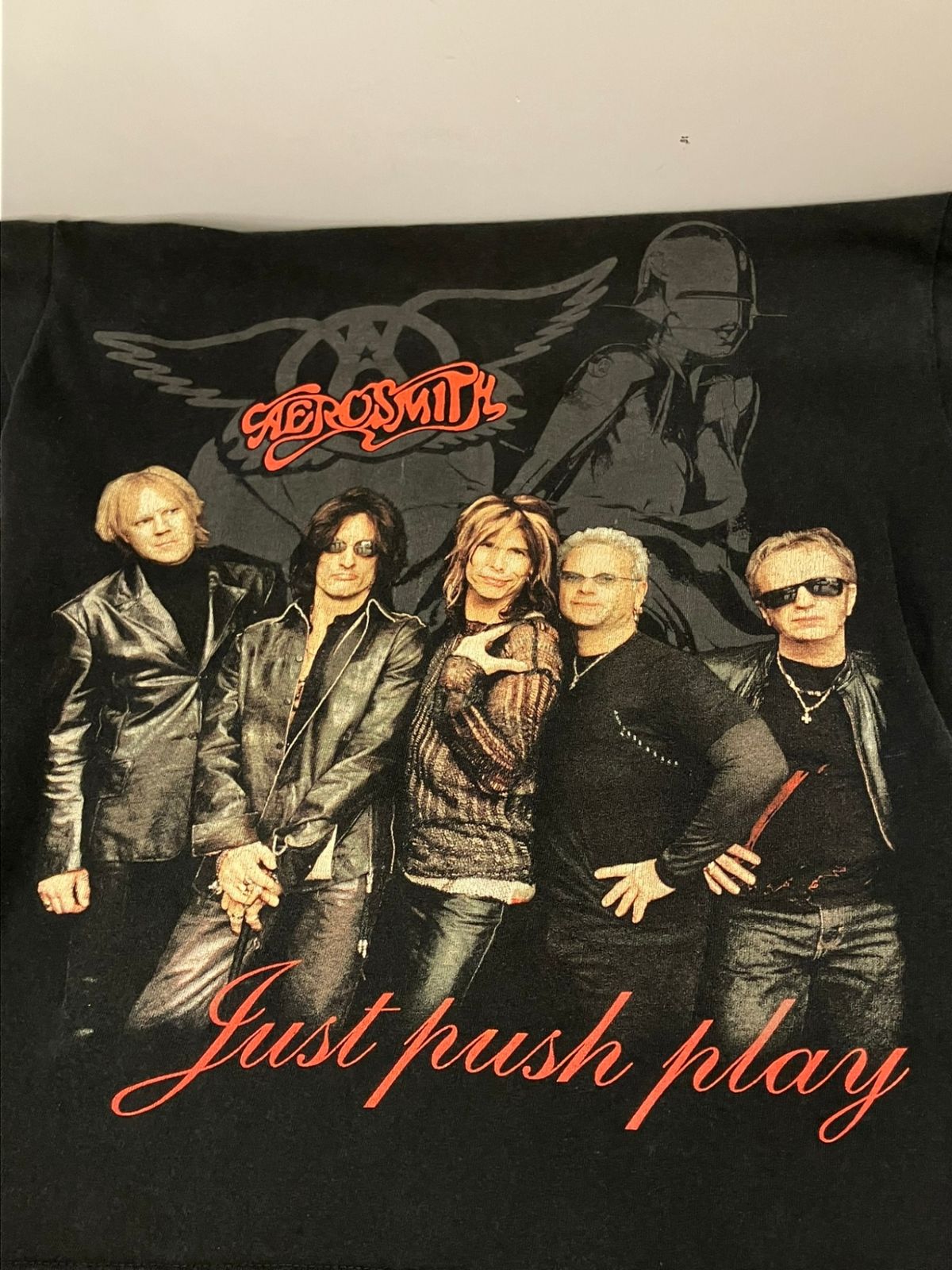 AEROSMITH エアロスミス Tシャツ Mサイズ GIANT 2001 新品 AEROSMITH エアロスミス Tシャツ Mサイズ GIANT 2001 新品