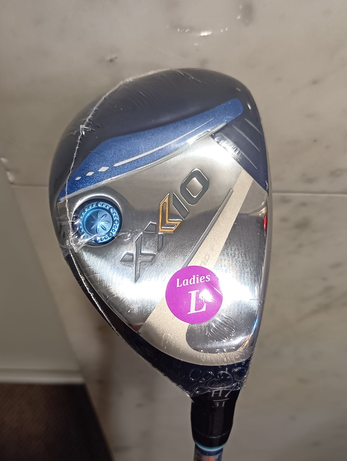 LdUt ♥ XXIO13 ゼクシオ 13 レディス ハイブリッド ブルー 右用 7|L ゼクシオ MP1300L カーボンシャフト DUNLOP 新橋店