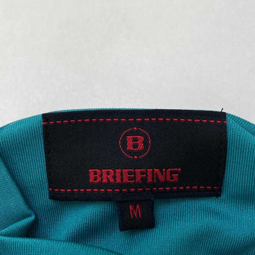 サイズ：M BRIEFING GOLF ブリーフィング  ハイネック長袖Tシャツ  グリーン系 [240101471813] ゴルフウェア メンズ ストスト サイズ：M BRIEFING GOLF ブリーフィング ハイネック長袖Tシャツ