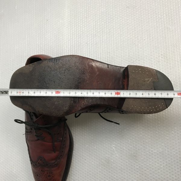 フルブローグ|ウイングチップ 7.5|26.0|赤茶|brown