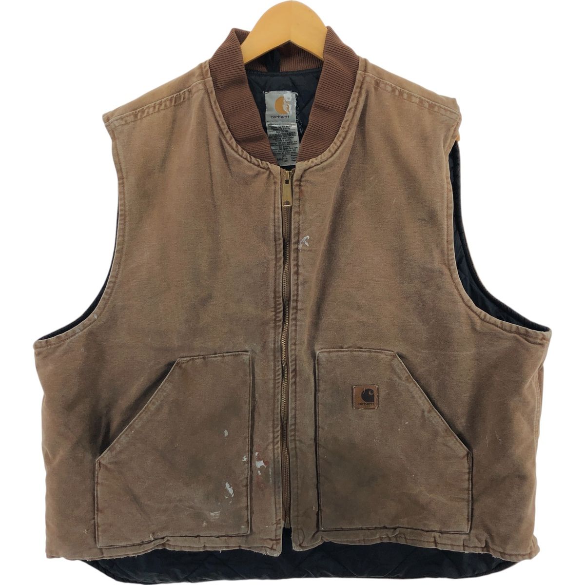 古着 00年代 カーハート Carhartt クラシックベスト ペイント ダック