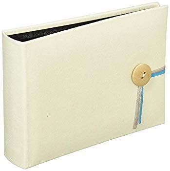 【中古】【非常に良い】ナカバヤシ ポケットアルバム 雑貨調 L判 40枚 ホワイト FBPK-L40-W w17b8b5