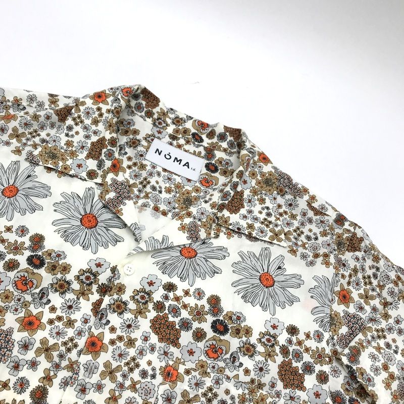 NOMA t.d. 半袖シャツ オープンカラーシャツ 花柄 総柄 Summer Shirts