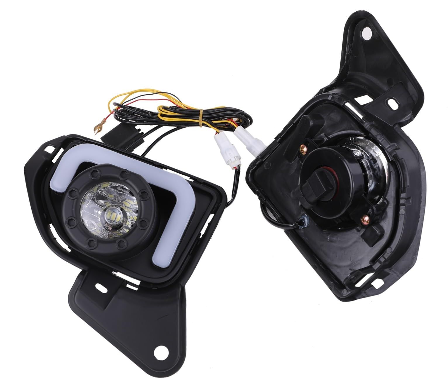 200系 ハイエース 4型 5型 6型 LED BAR デイライト フォグランプ 左右セット ウインカー 連動 機能付き 標準 ワイド S-GL DX DX ワゴン GL グランドキャビン 4型 サイド ウィンカー フロント ランプ 汎