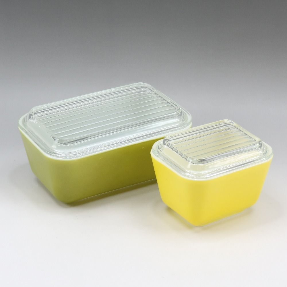 PYREX オールド パイレックス リフリジレーター 保管容器 2個