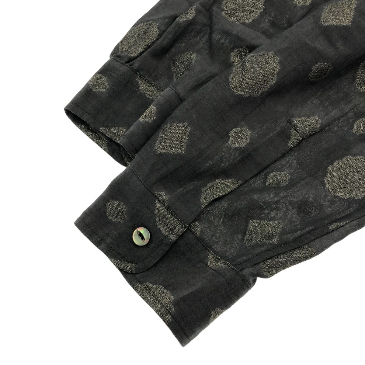 Needles ニードルズ サイズL 24SS Work Shirt CU/C/PE Lame Fine