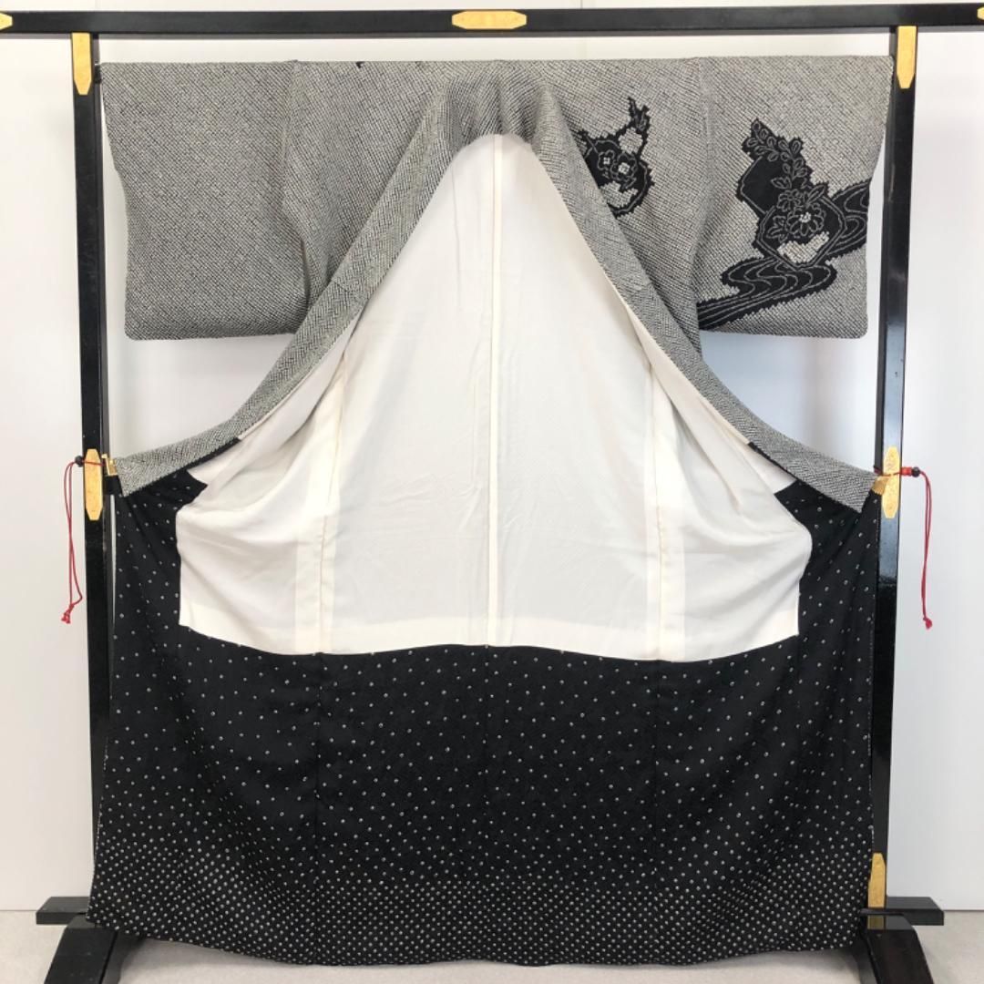 付下げ 総絞り 疋田絞り 流水 花模様 ガード加工 トールサイズ K-5324